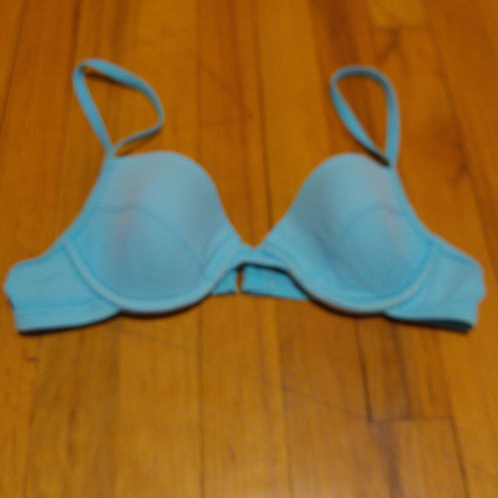 Turquoise bikini top
